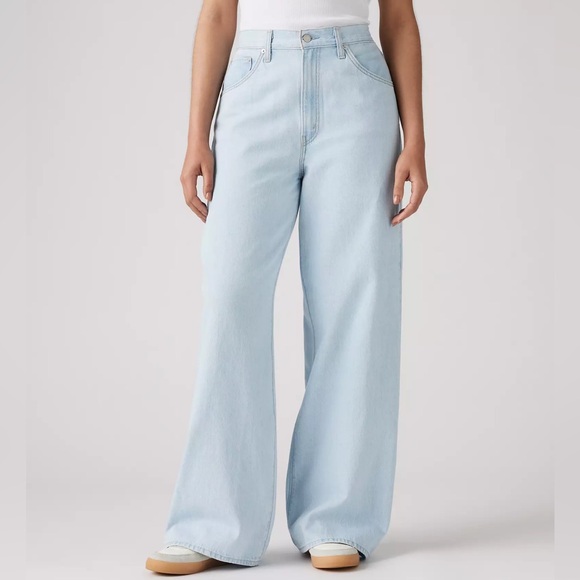 Levi’s Cinch Baggy Jeans Never Going To Change Light Wash 25x31 NWT - Picture 10 of 10